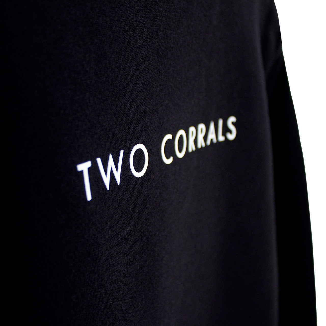 Black Sweatshirt with Pocket from TWO CORRALS Lifestyle Brand