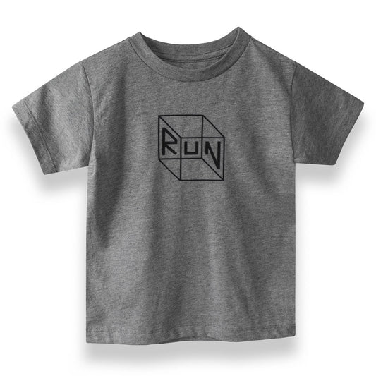 TWO CORRALS Toddler Running T-shirt, Kids Running T-shirt